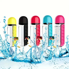 Daily Pill Box Organizer Bottle
