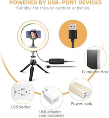 Tripod Kit With Ring Led Light "Premium Quality"