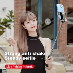 4 in 1 Selfie Stick With Bluetooth Remote Button