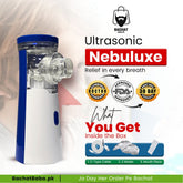 Nebuluxe Ultrasonic Portable Nebulizer Kit- FDA Approved