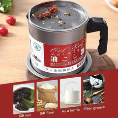 Oil Filter Pot - 1.5 Liter Space (Premium Best Quality)