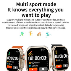 XS8 Pro Ultra Smart Watch Wireless Charging IWO Watches