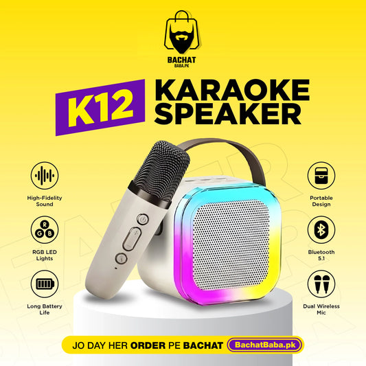 K12 Karaoke Wirless Speaker With Mic