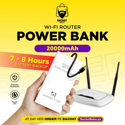 Wifi Router Power Bank (8-10hrs Battery)