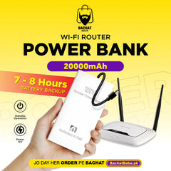 Wifi Router Power Bank (8-10hrs Battery)