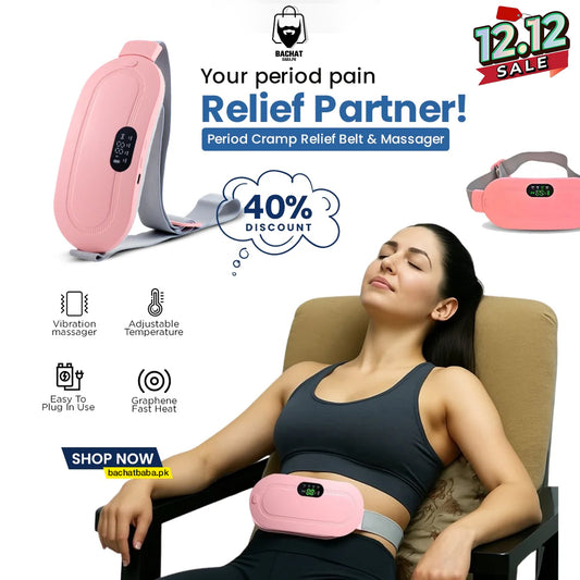 Period Cramp Relief Belt & Massager