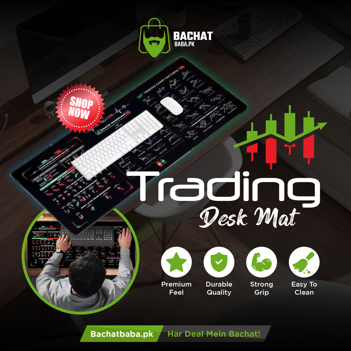 Trading Desk Mat