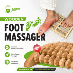 Wooden Foot Massager