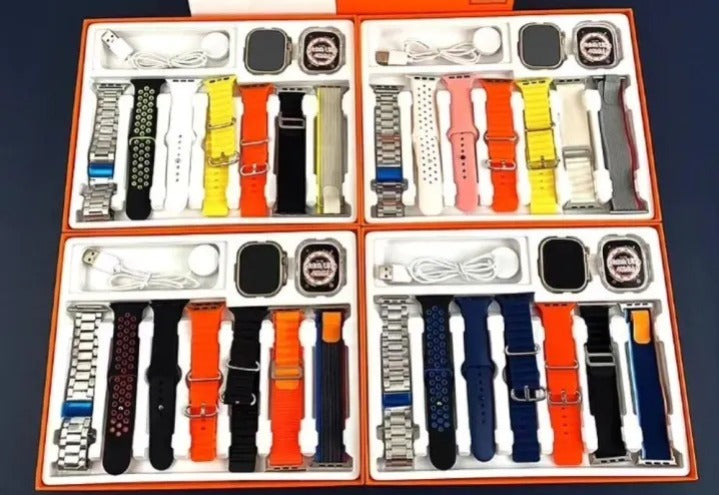 ULTRA 2 SMARTWATCH SERIES 8 ( 7 Straps+ Slicone Case )